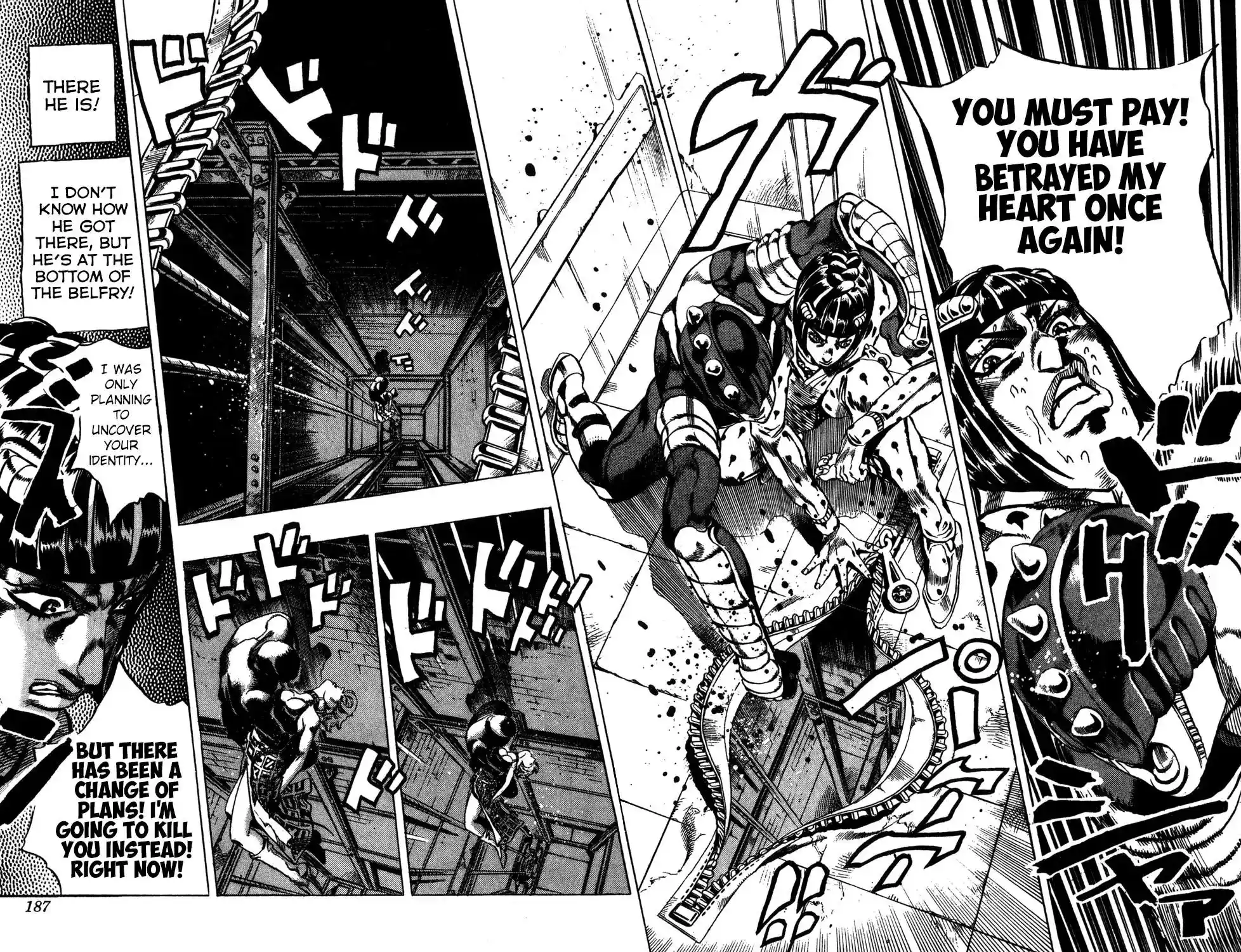 JoJo’s Bizarre Adventure Chapter 517