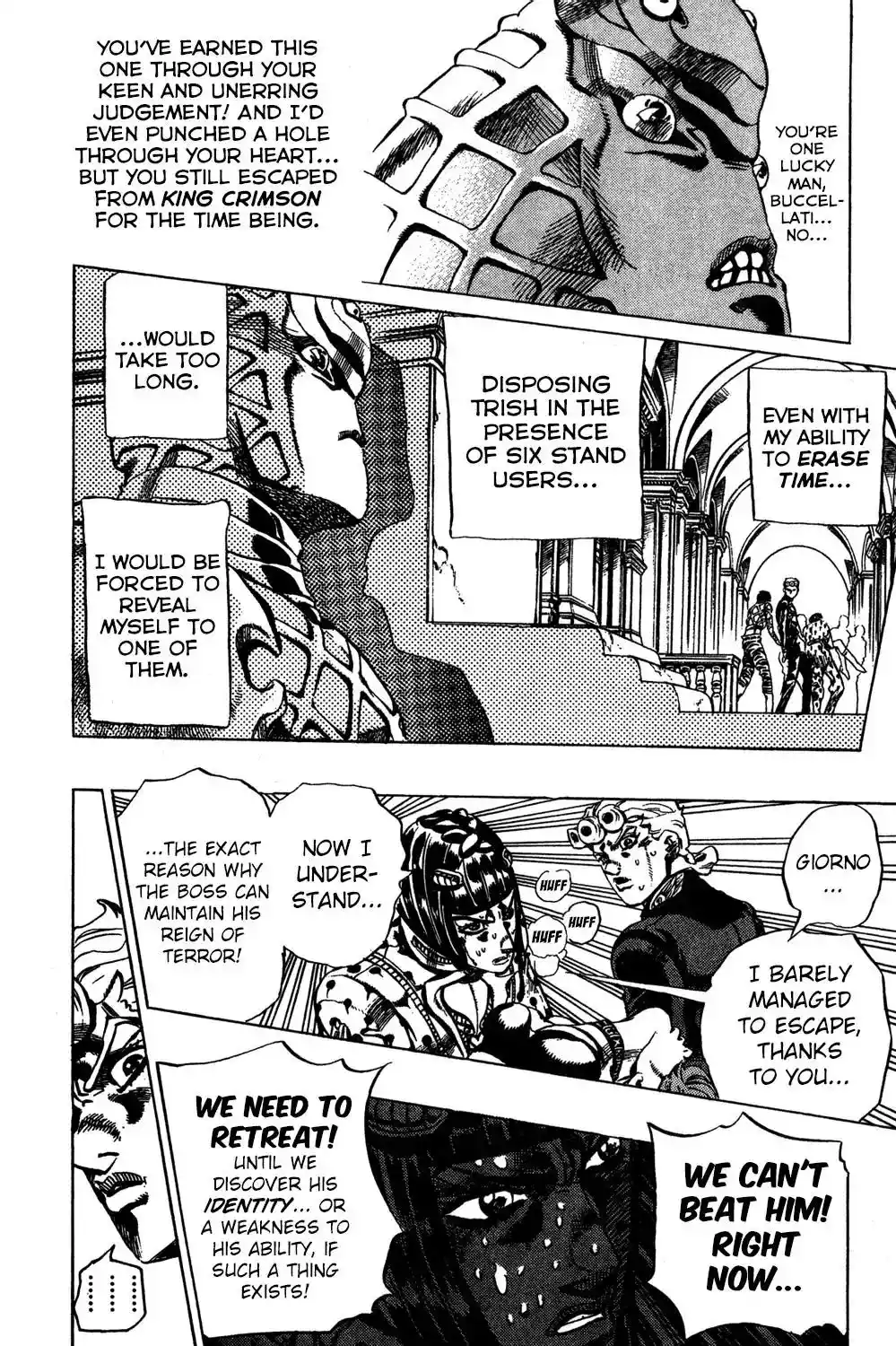 JoJo’s Bizarre Adventure Chapter 522