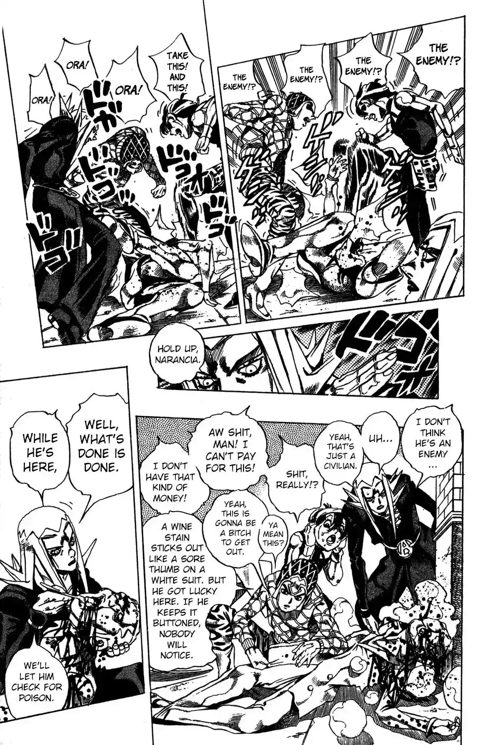 JoJo’s Bizarre Adventure Chapter 524