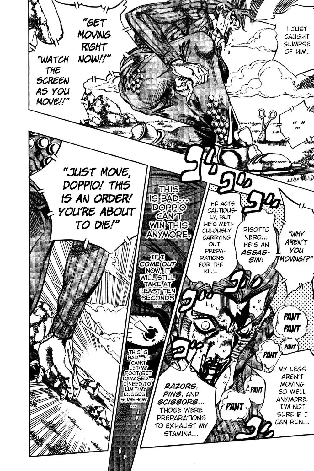 JoJo’s Bizarre Adventure Chapter 545