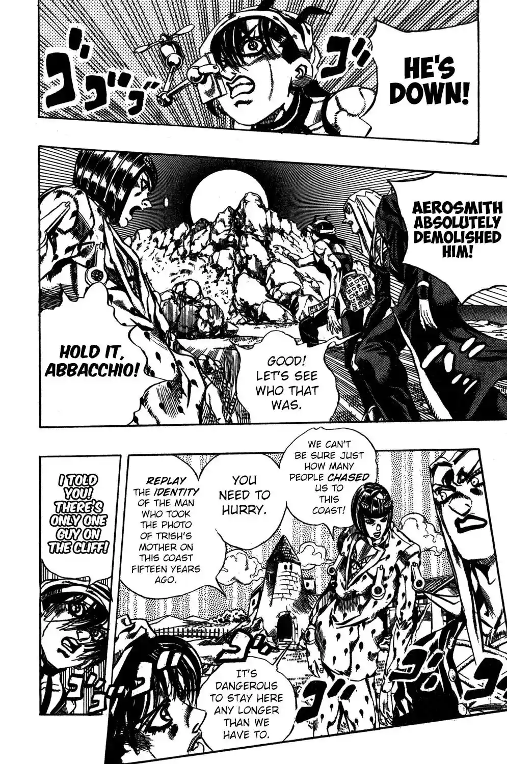 JoJo’s Bizarre Adventure Chapter 548