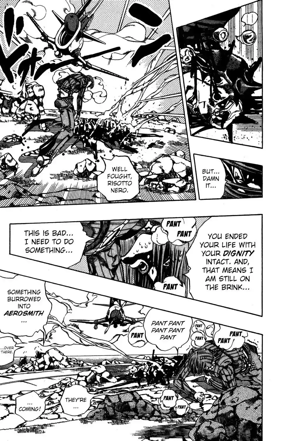 JoJo’s Bizarre Adventure Chapter 548