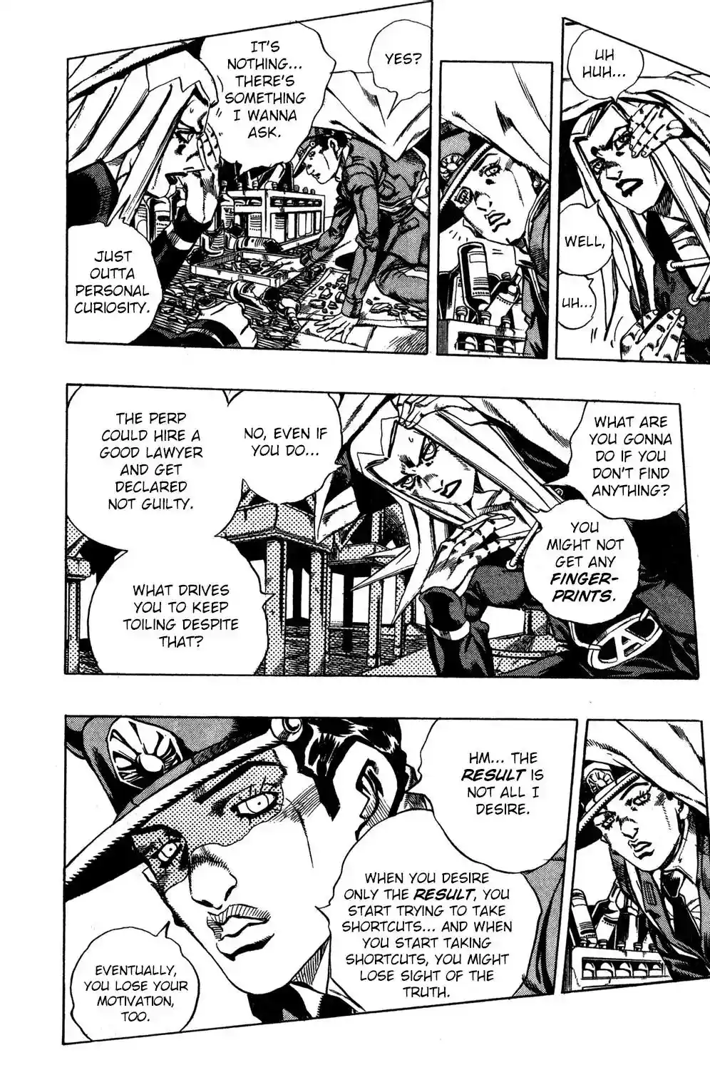 JoJo’s Bizarre Adventure Chapter 550