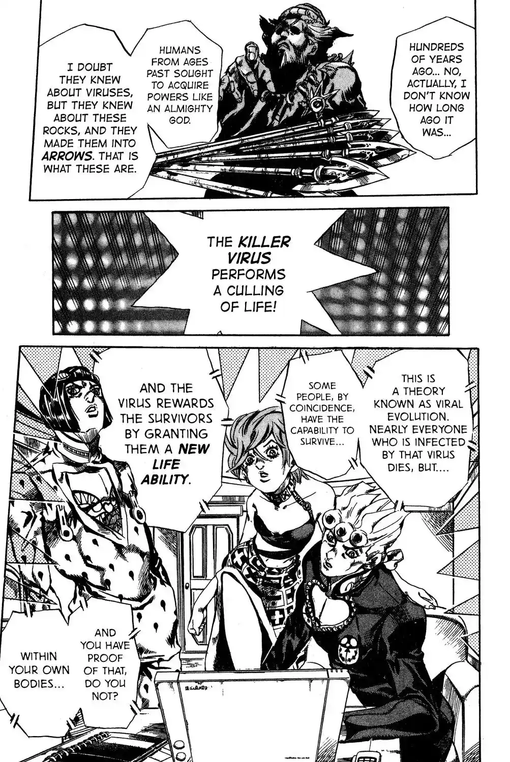 JoJo’s Bizarre Adventure Chapter 552