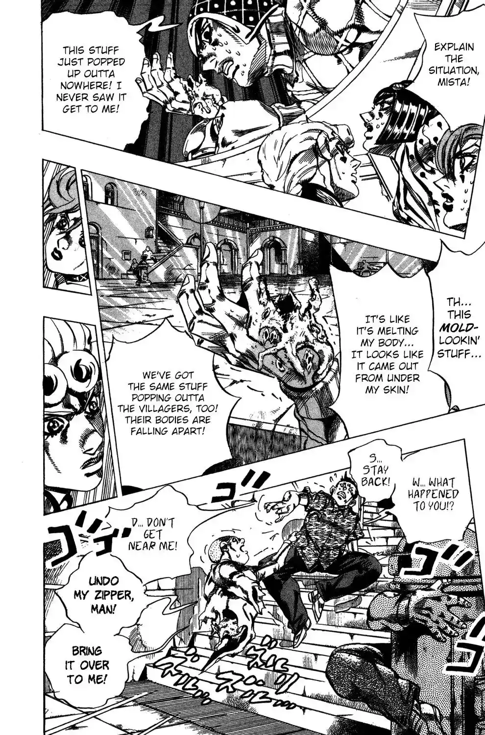 JoJo’s Bizarre Adventure Chapter 553