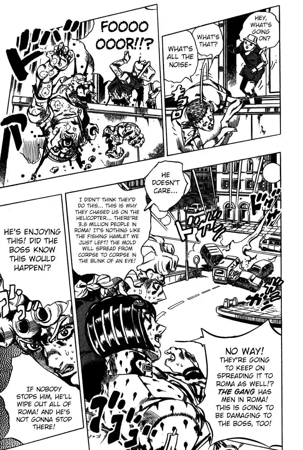 JoJo’s Bizarre Adventure Chapter 558