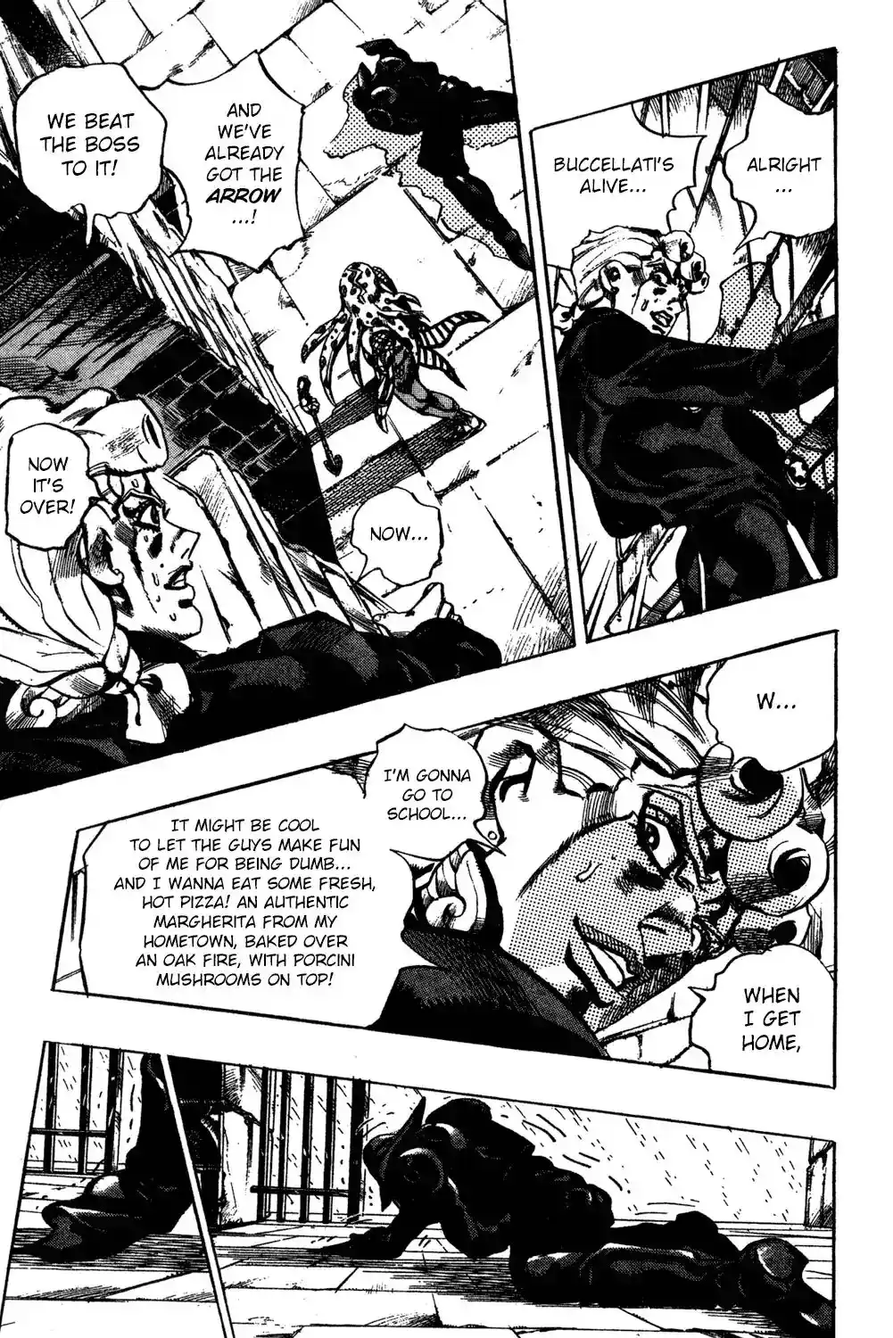 JoJo’s Bizarre Adventure Chapter 575