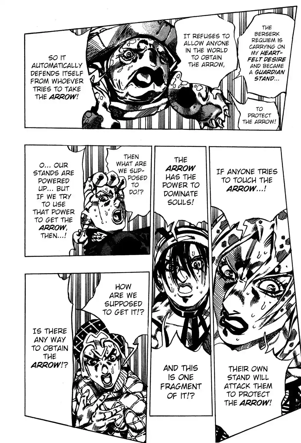 JoJo’s Bizarre Adventure Chapter 575