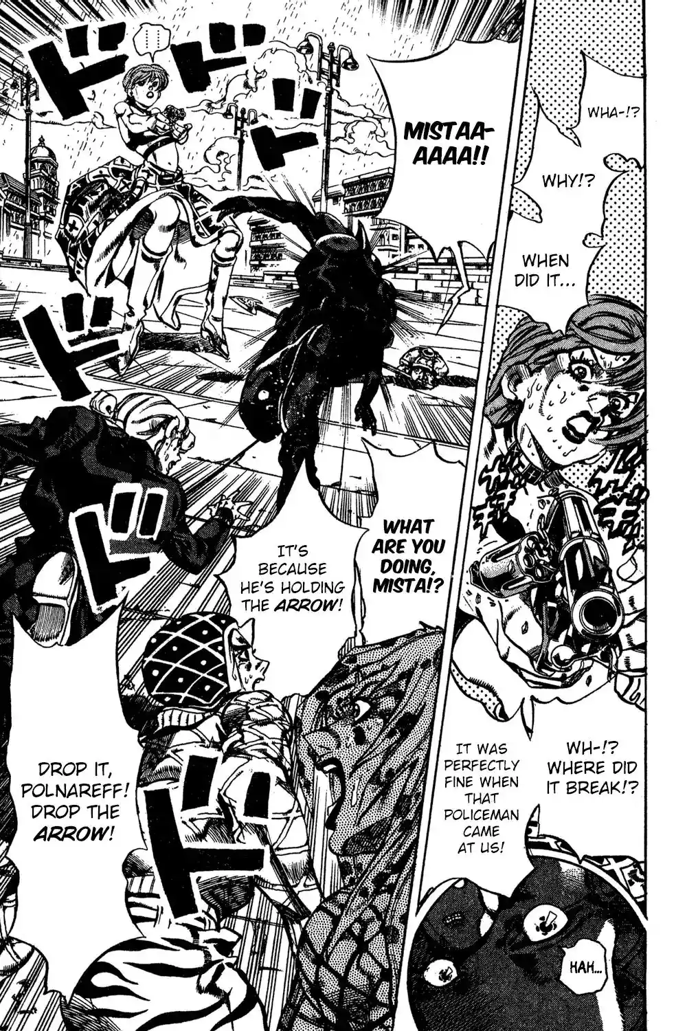 JoJo’s Bizarre Adventure Chapter 579