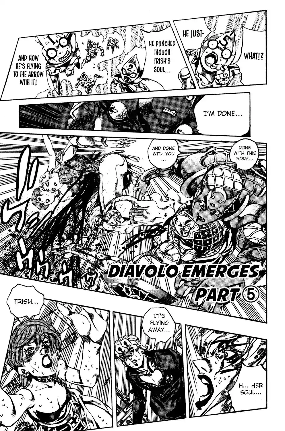 JoJo’s Bizarre Adventure Chapter 584