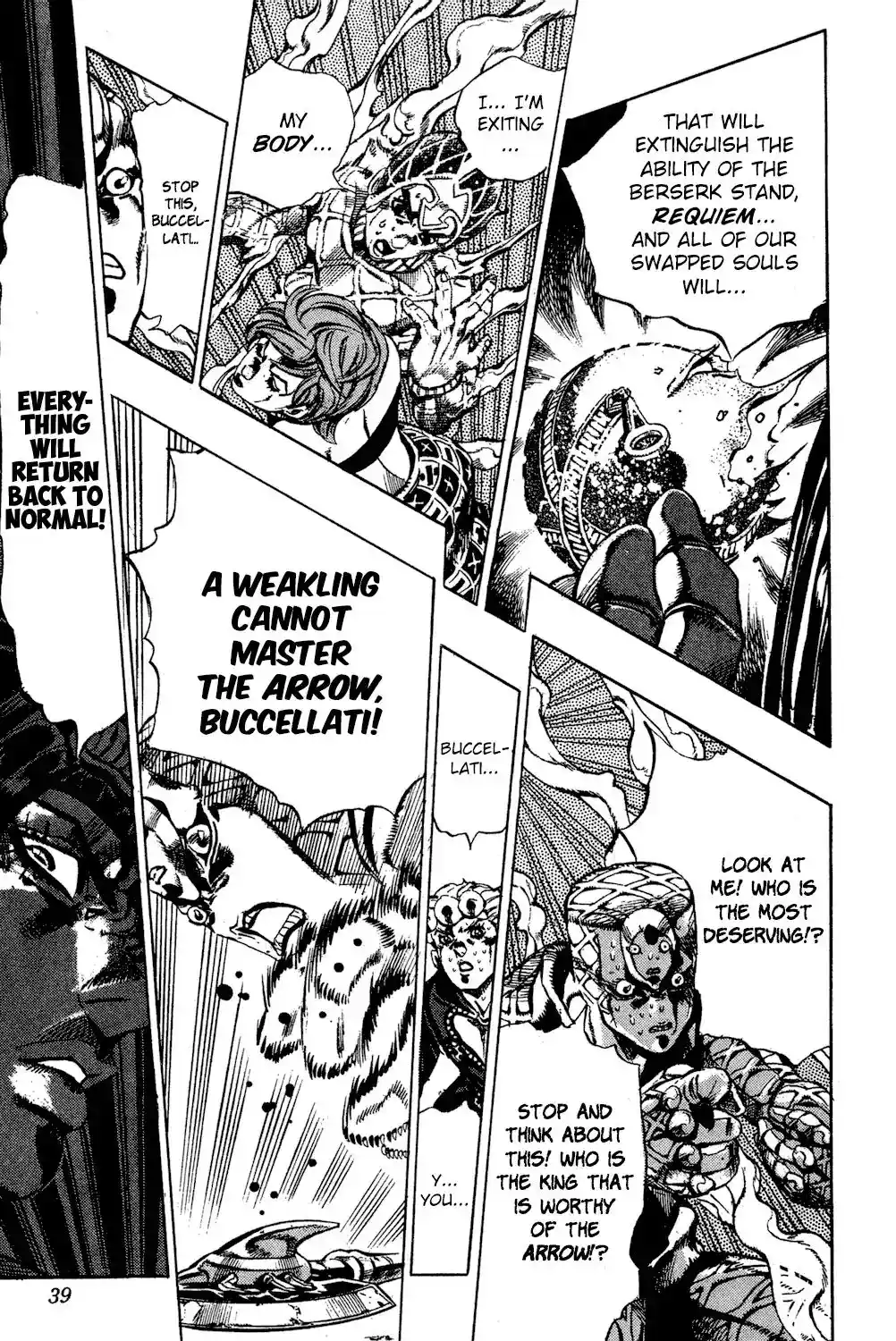 JoJo’s Bizarre Adventure Chapter 584