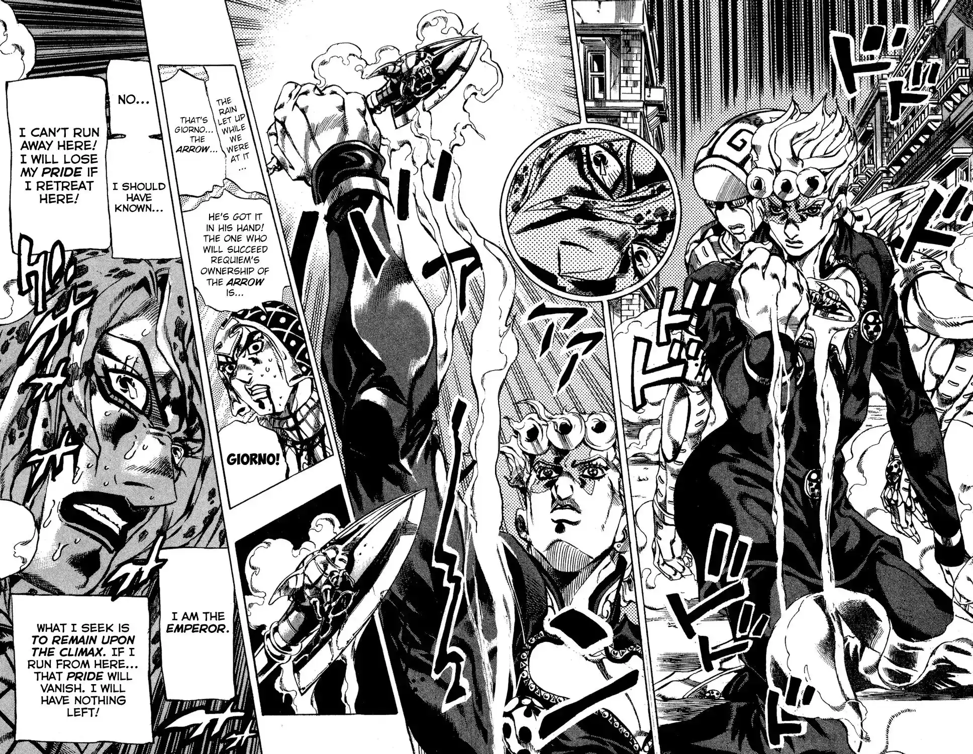 JoJo’s Bizarre Adventure Chapter 585