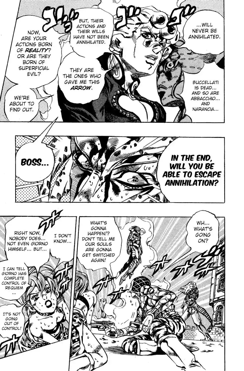 JoJo’s Bizarre Adventure Chapter 586