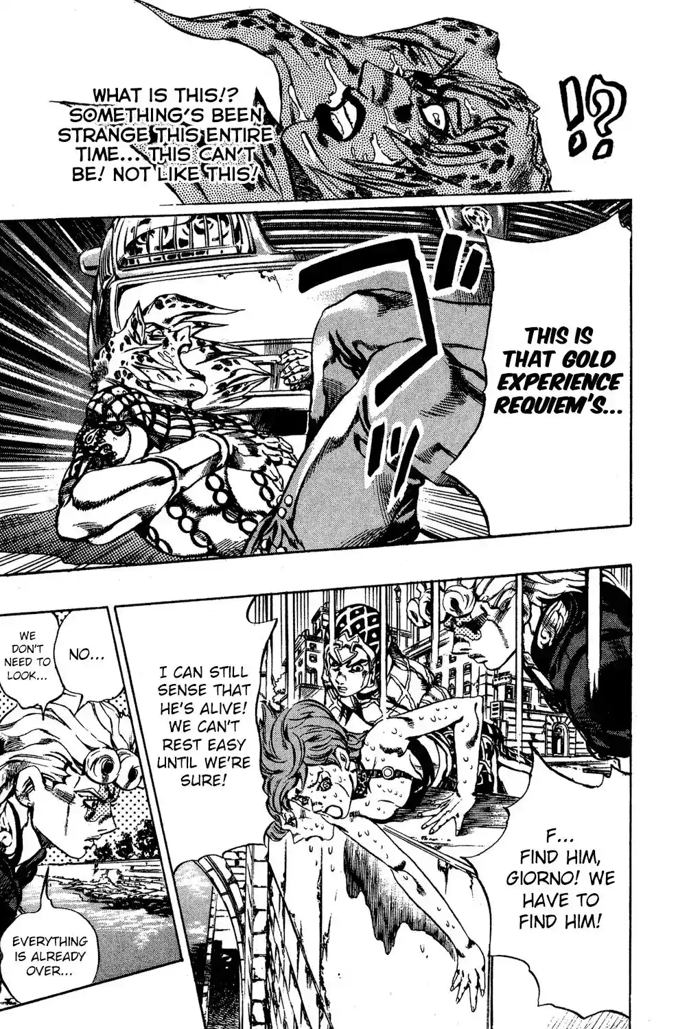 JoJo’s Bizarre Adventure Chapter 588