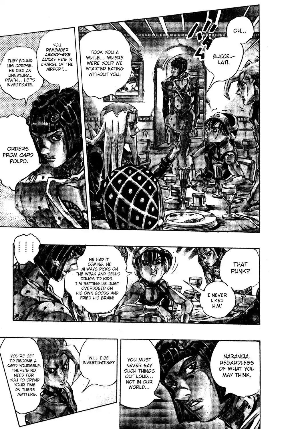 JoJo’s Bizarre Adventure Chapter 590