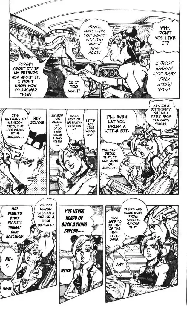 JoJo’s Bizarre Adventure Chapter 596