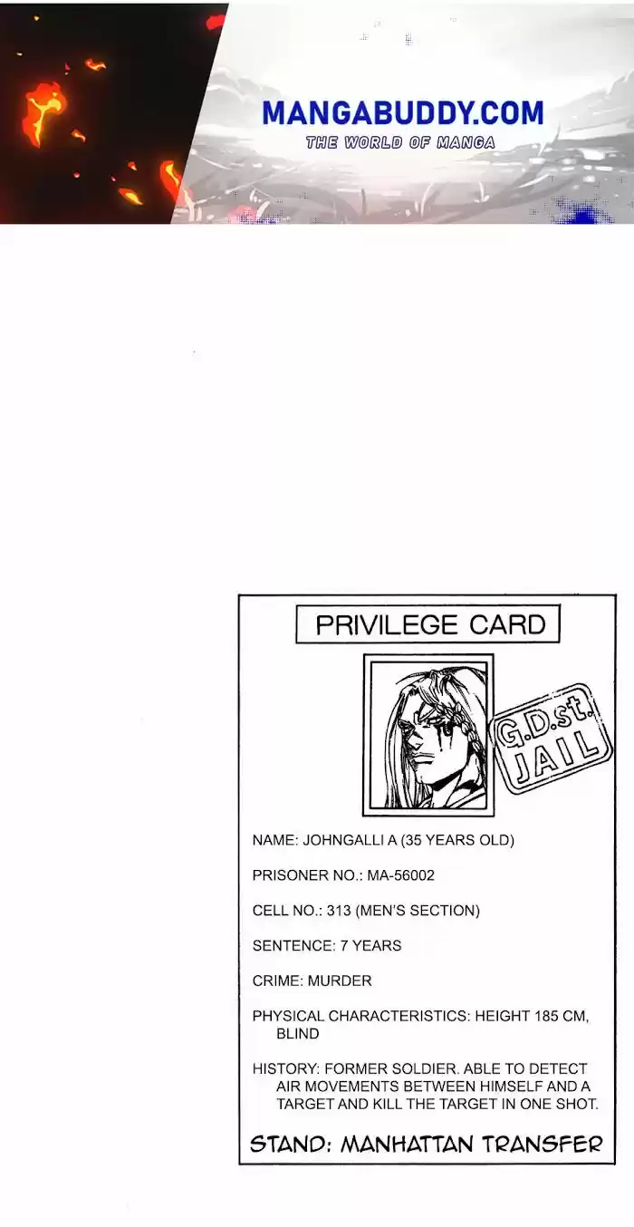 Jojo's Bizarre Adventure Chapter 615