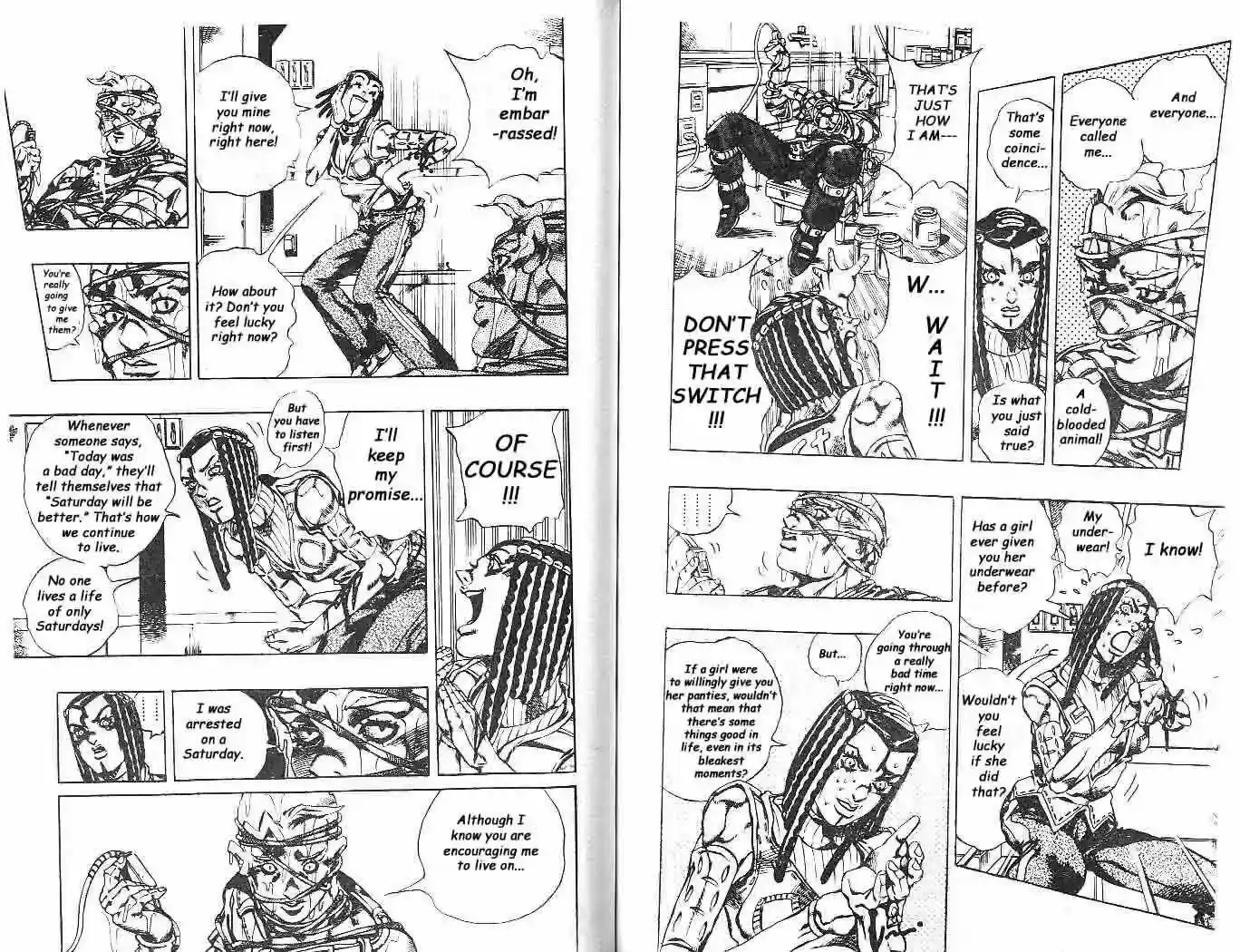 JoJo’s Bizarre Adventure Chapter 619