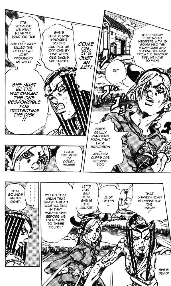 JoJo’s Bizarre Adventure Chapter 622