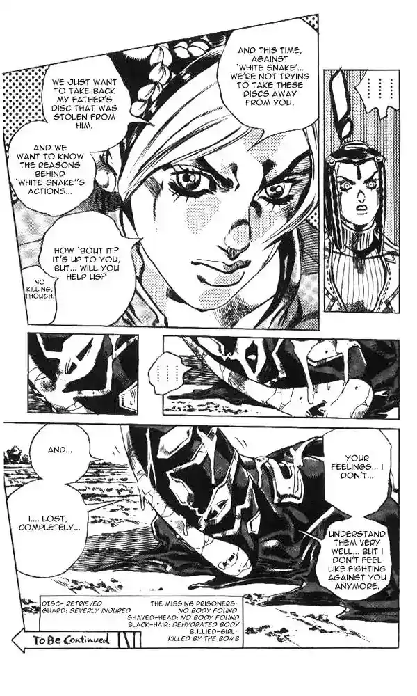 JoJo’s Bizarre Adventure Chapter 626