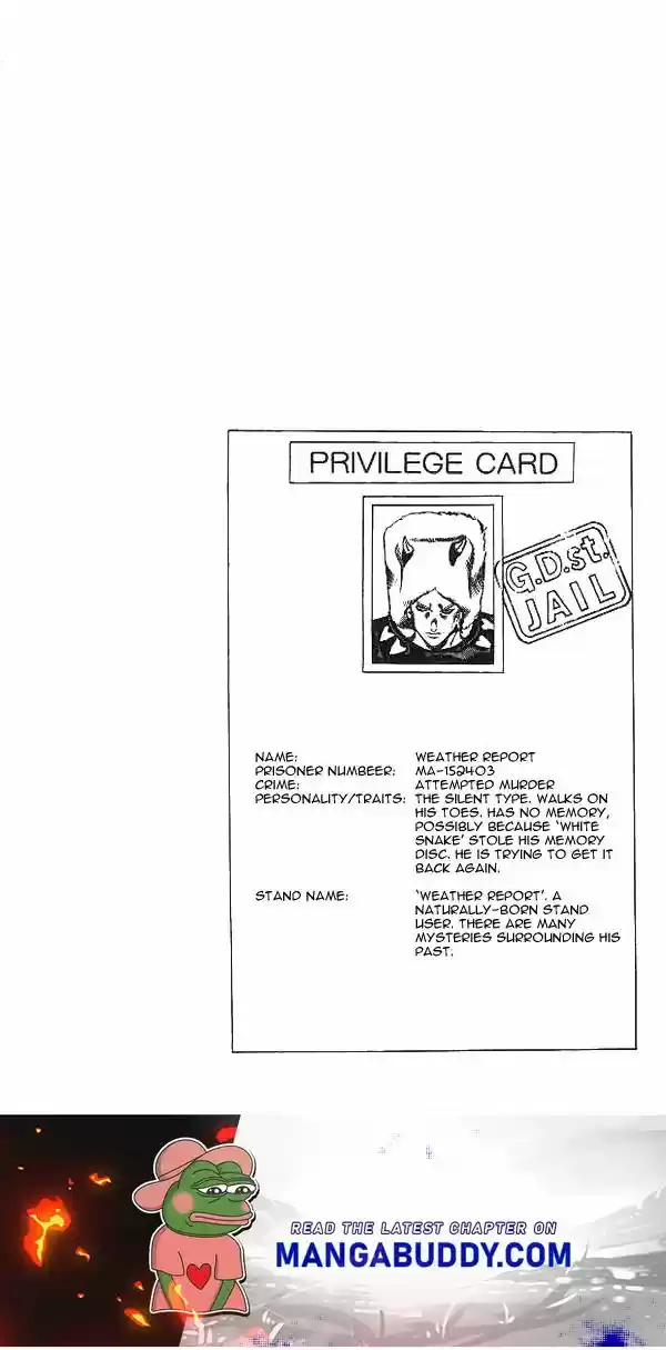 Jojo's Bizarre Adventure Chapter 635