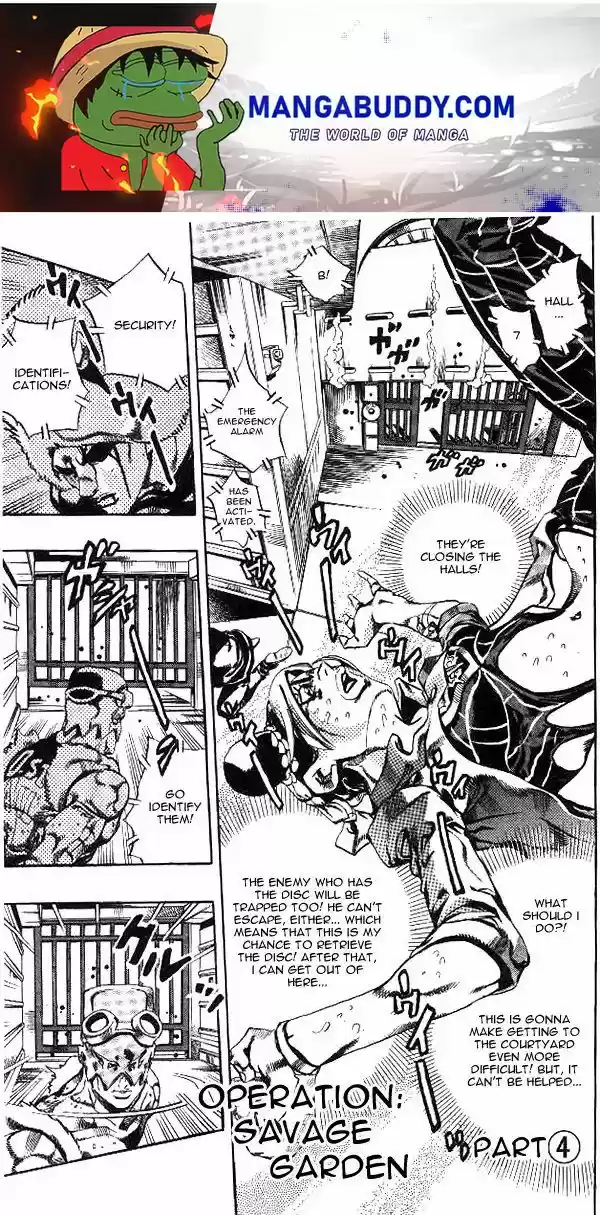 Jojo's Bizarre Adventure Chapter 637