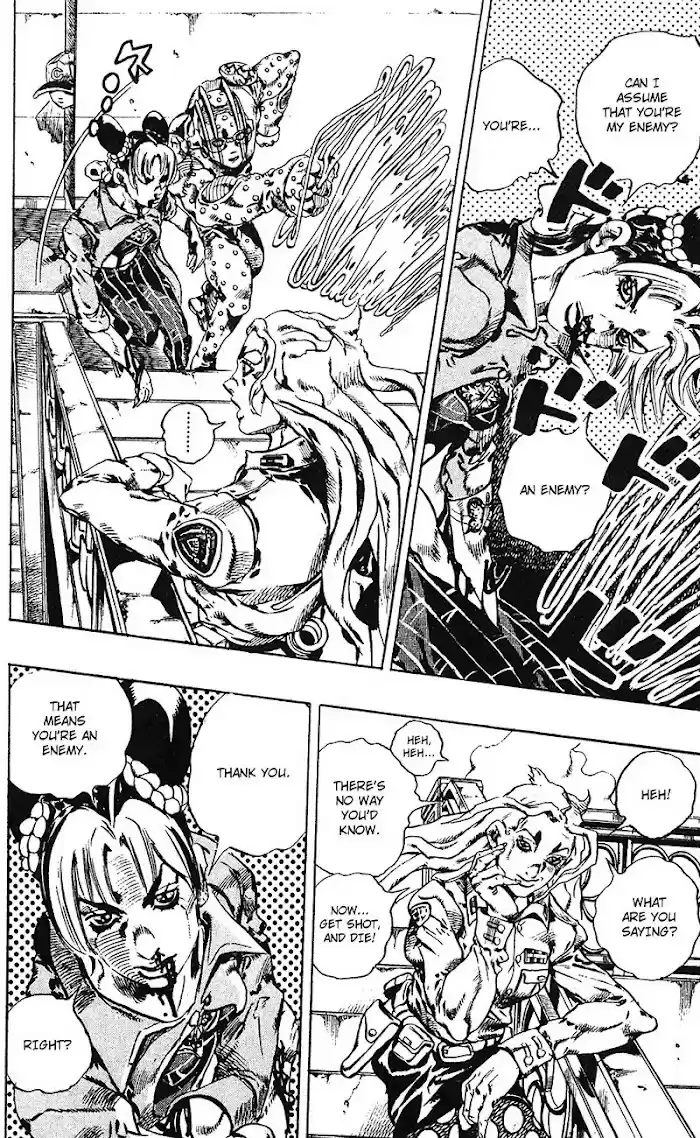 Jojo's Bizarre Adventure Chapter 695