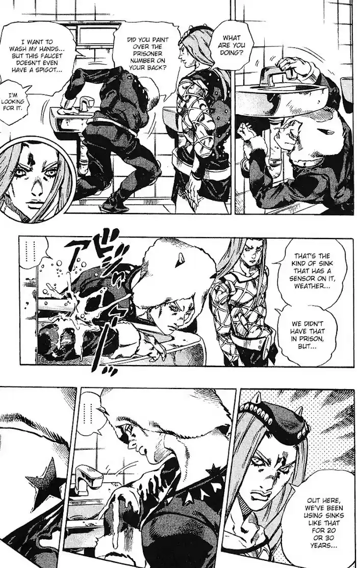 Jojo's Bizarre Adventure Chapter 698