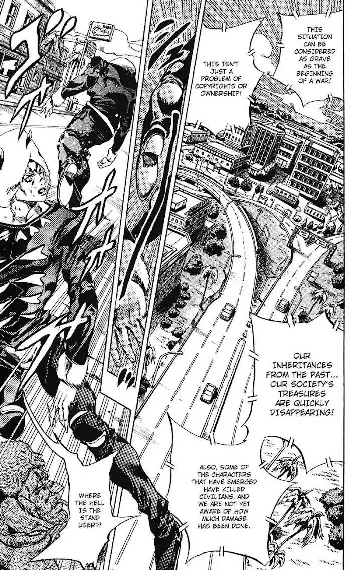 Jojo's Bizarre Adventure Chapter 702