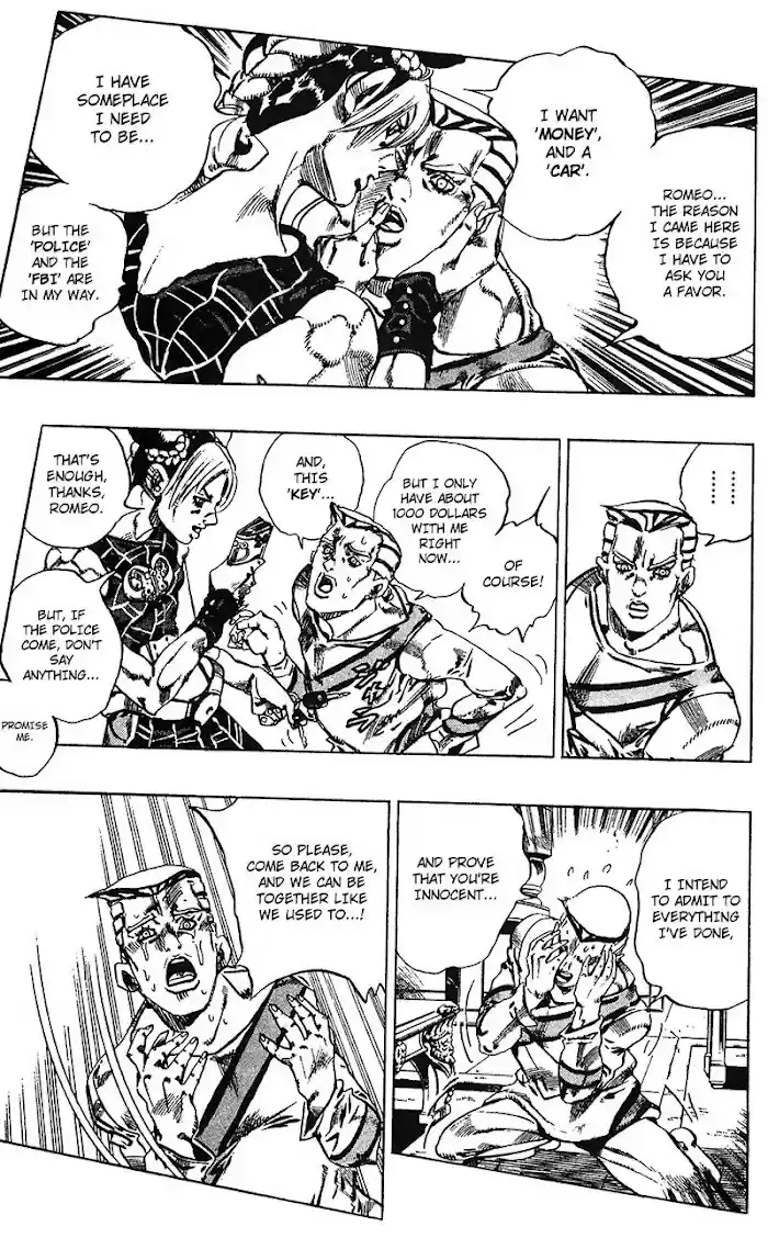 Jojo's Bizarre Adventure Chapter 705