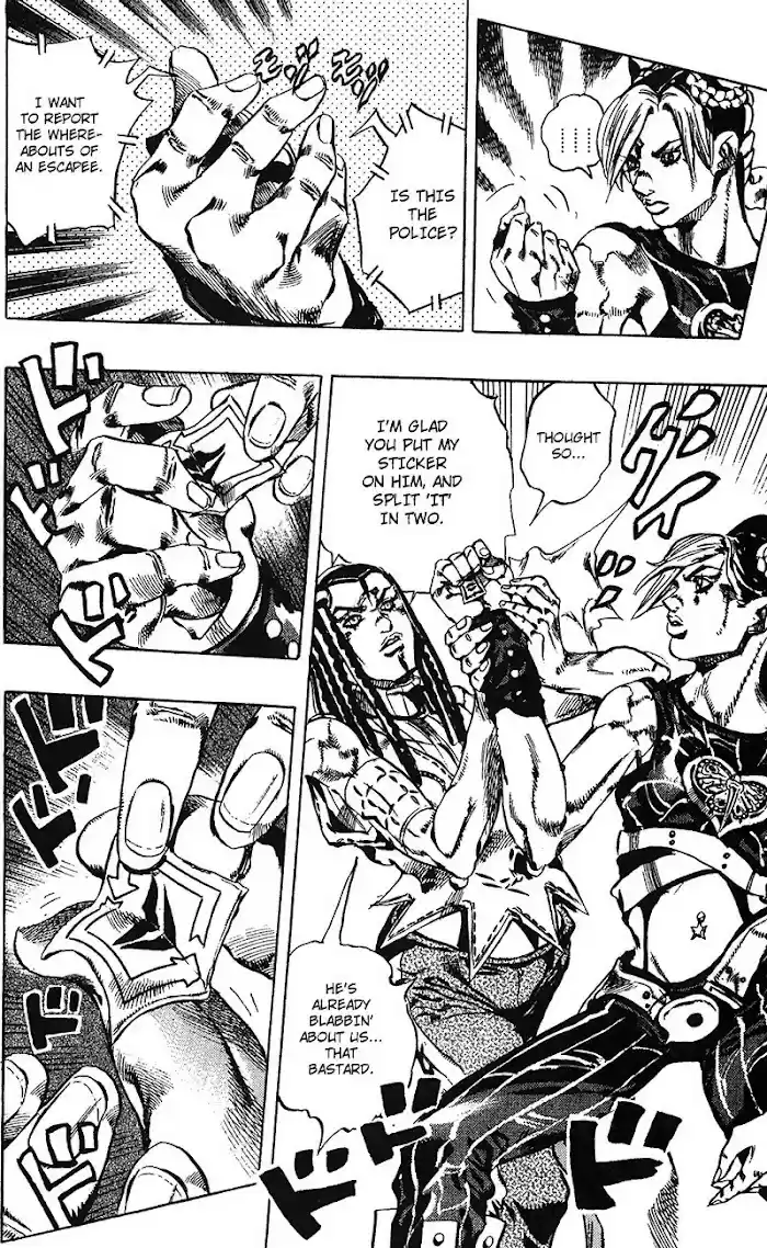 Jojo's Bizarre Adventure Chapter 705