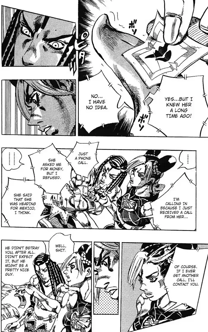 Jojo's Bizarre Adventure Chapter 705