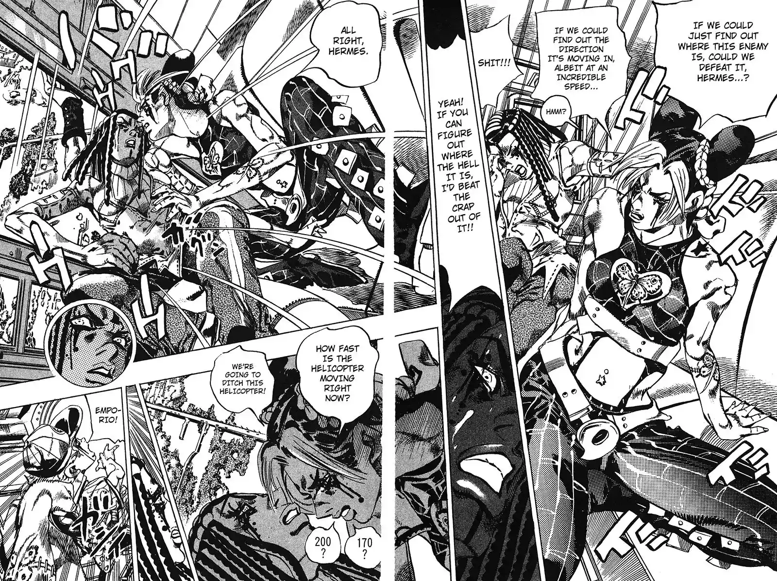 JoJo’s Bizarre Adventure Chapter 707