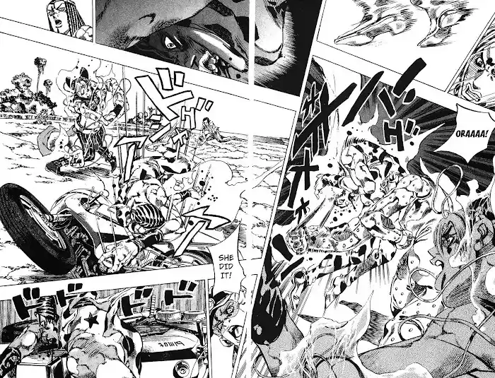 Jojo's Bizarre Adventure Chapter 710