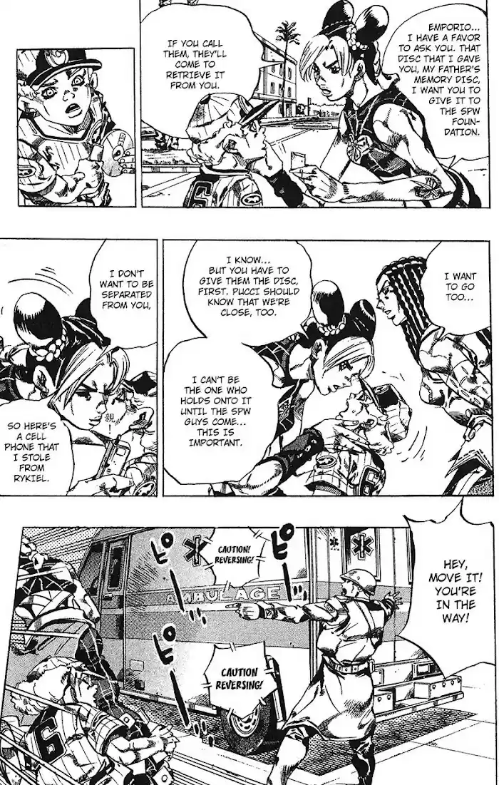 Jojo's Bizarre Adventure Chapter 712