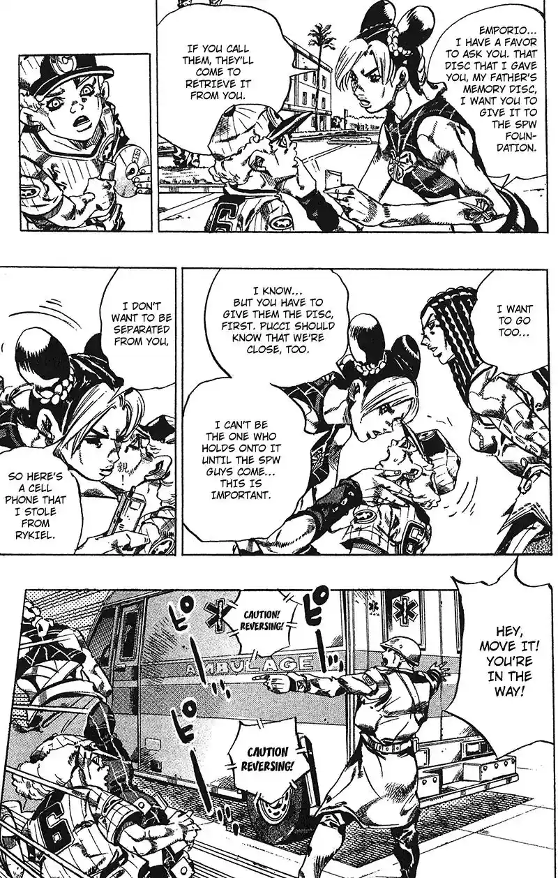 JoJo’s Bizarre Adventure Chapter 712