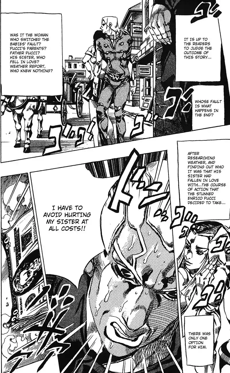 JoJo’s Bizarre Adventure Chapter 722