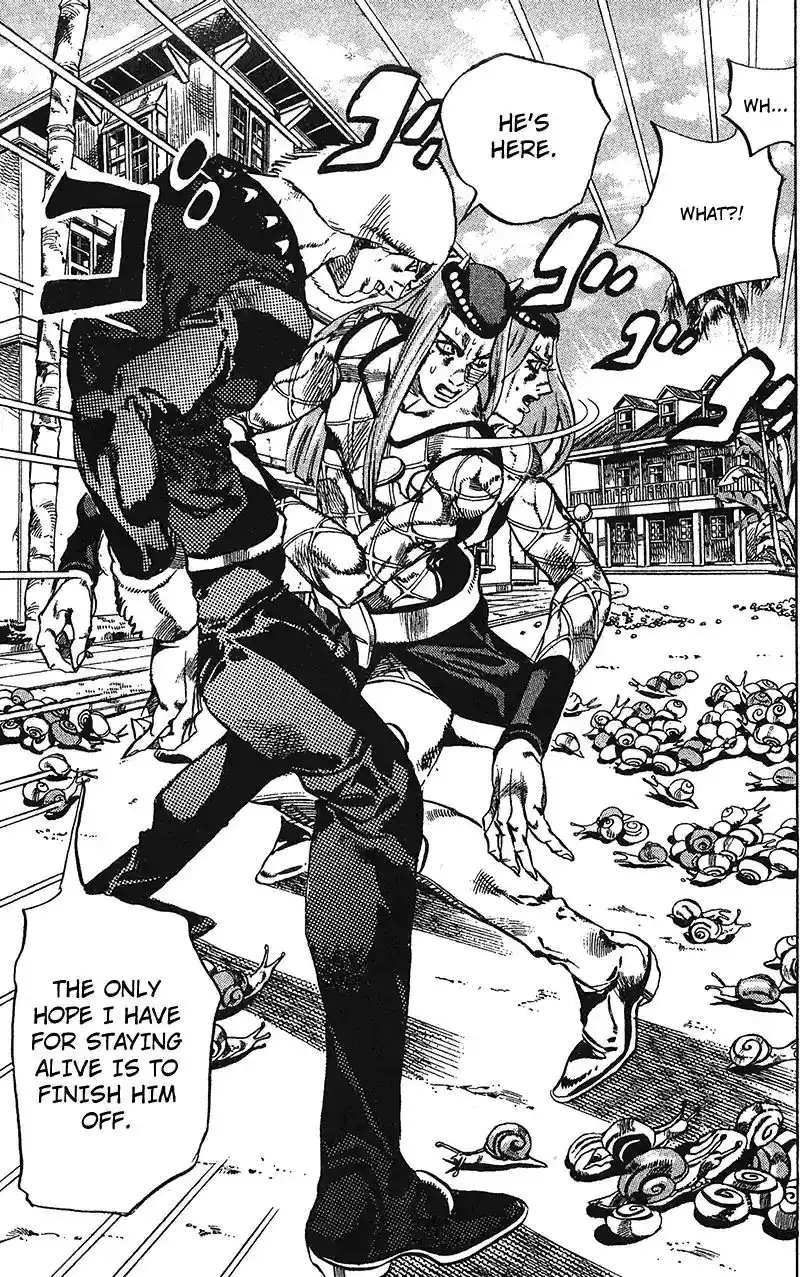 JoJo’s Bizarre Adventure Chapter 727