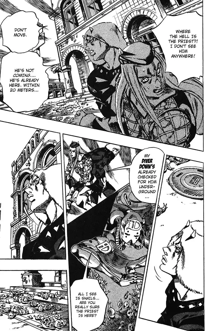 JoJo’s Bizarre Adventure Chapter 727