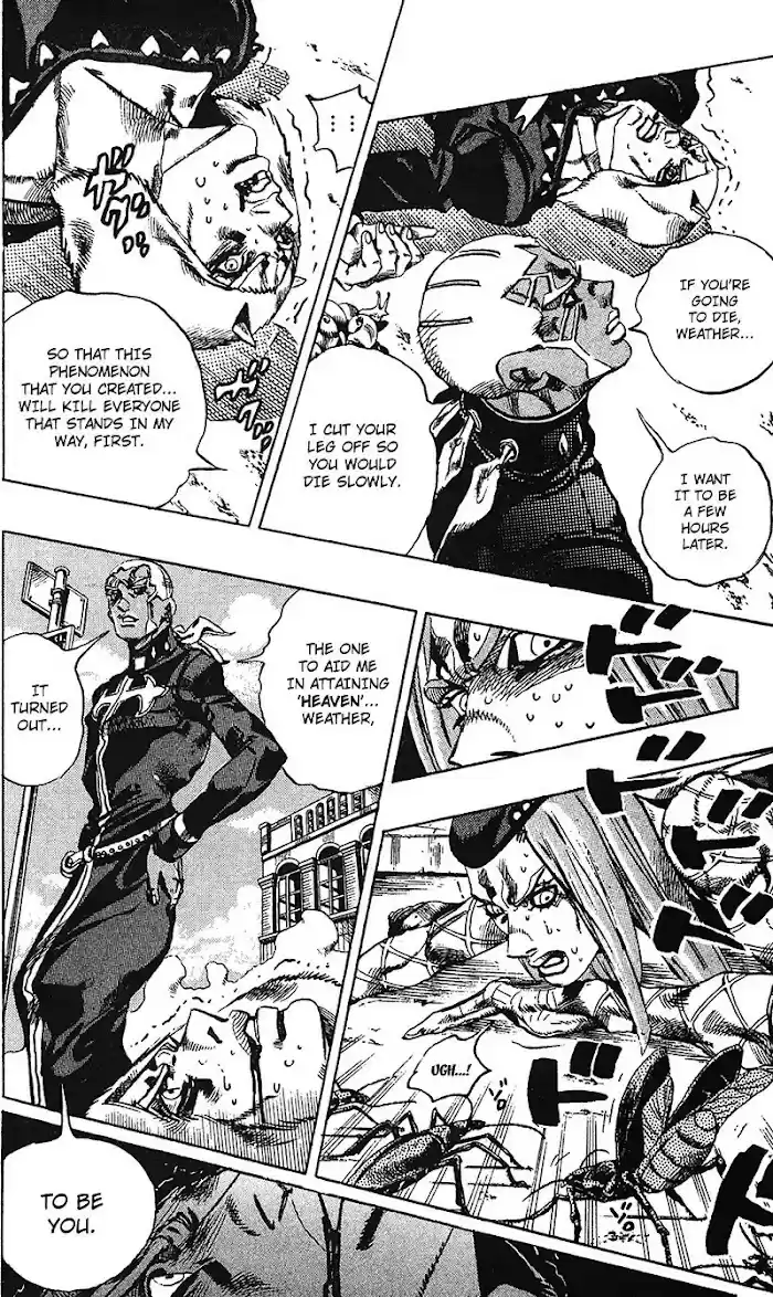 Jojo's Bizarre Adventure Chapter 728