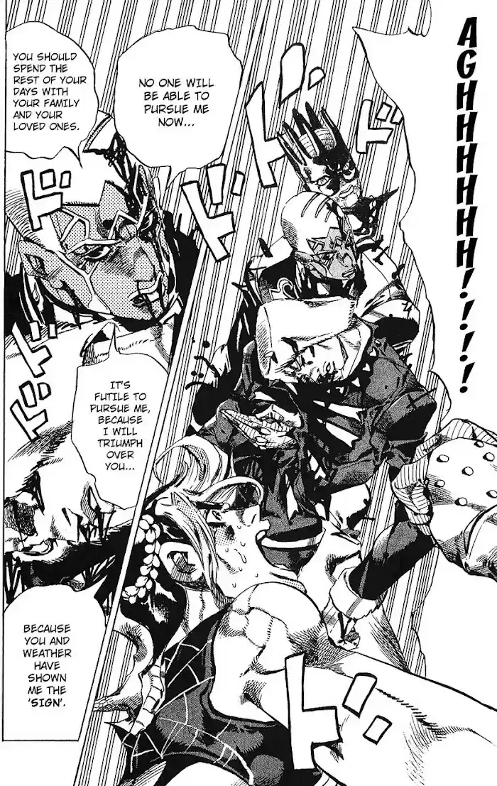 Jojo's Bizarre Adventure Chapter 731