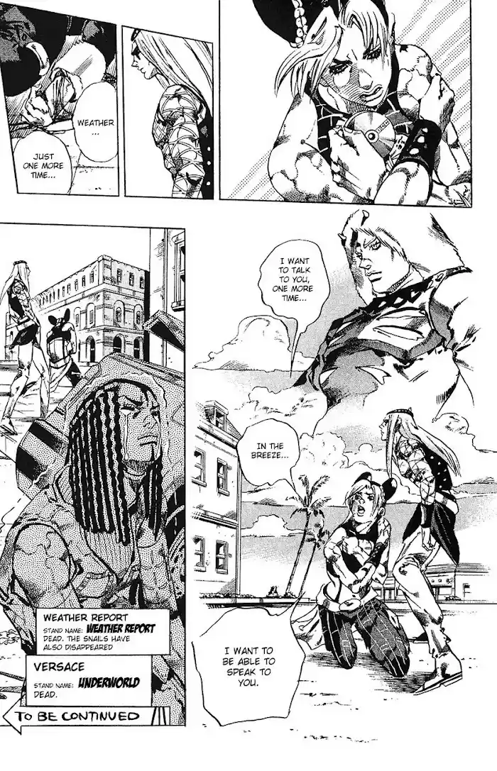 Jojo's Bizarre Adventure Chapter 731