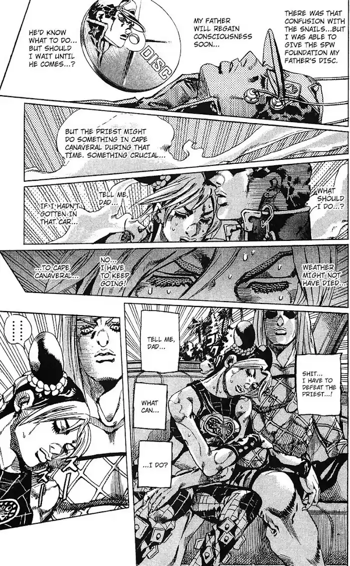 Jojo's Bizarre Adventure Chapter 732
