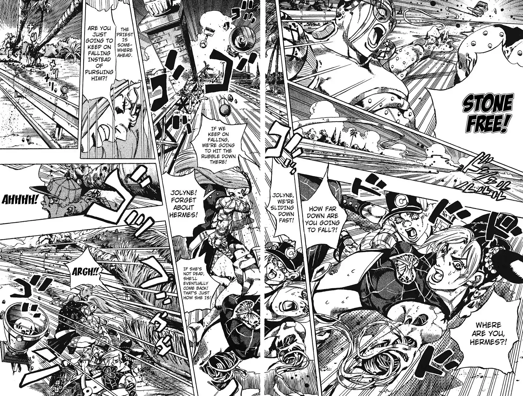 JoJo’s Bizarre Adventure Chapter 734