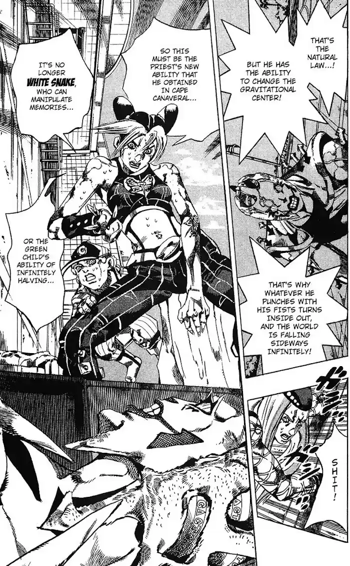 Jojo's Bizarre Adventure Chapter 735