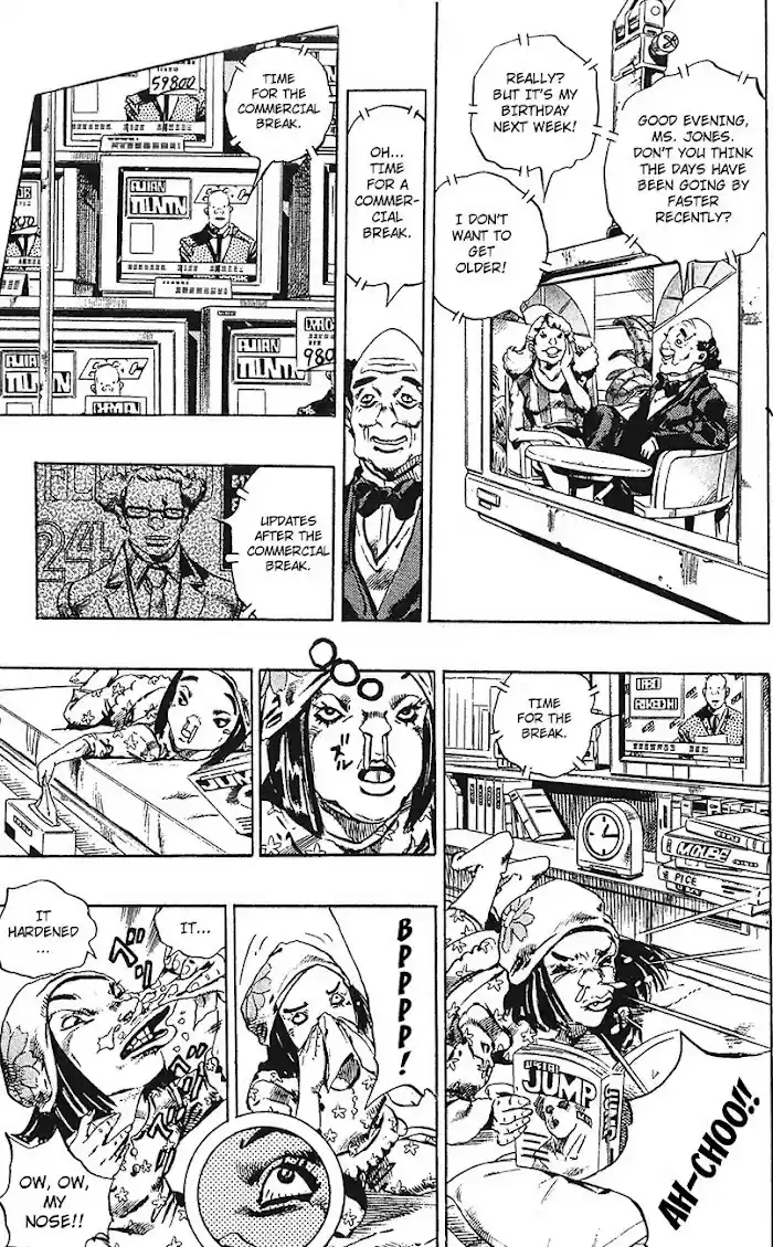 Jojo's Bizarre Adventure Chapter 744