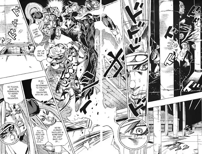 Jojo's Bizarre Adventure Chapter 744