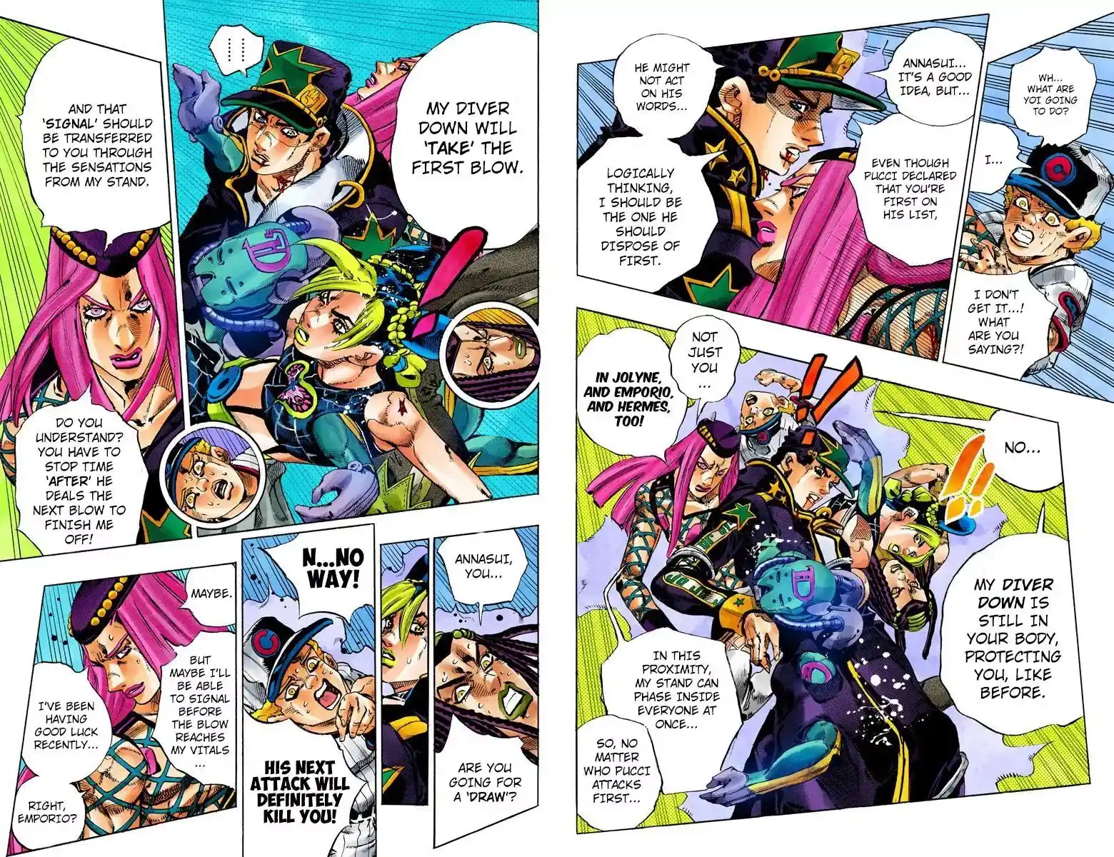 JoJo’s Bizarre Adventure Chapter 747