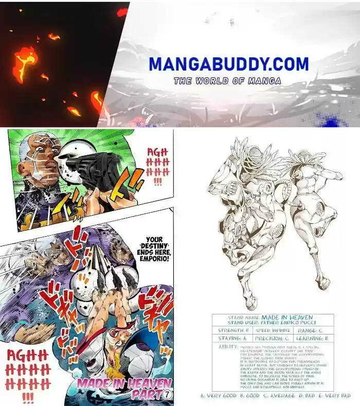 Jojo's Bizarre Adventure Chapter 749