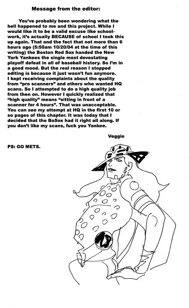 JoJo’s Bizarre Adventure Chapter 755